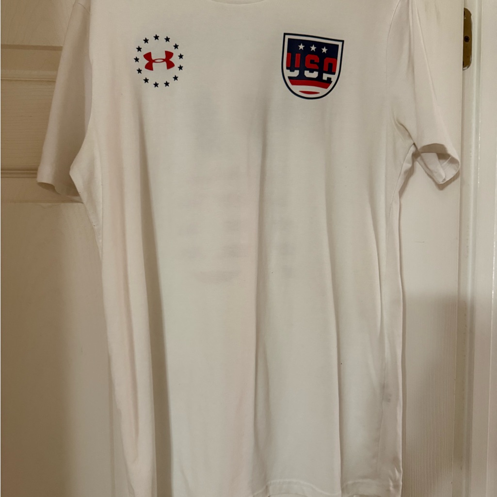 Under Armour White Usa T-Shirt